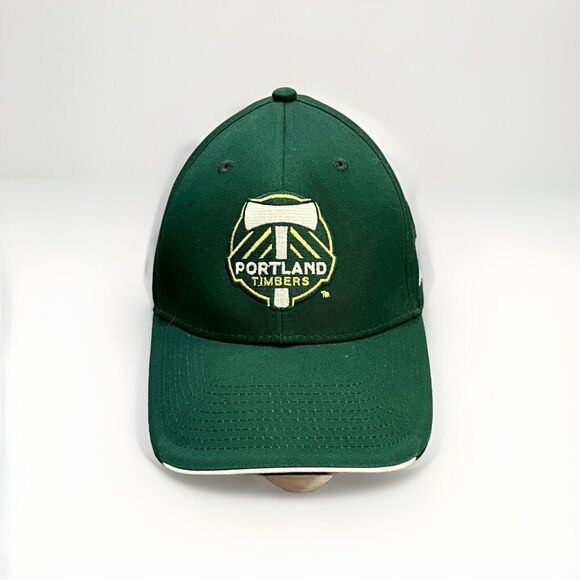Adidas Mens Green Portland Timbers MLS Soccer Strapback Hat Baseball Cap - Picture 1 of 9